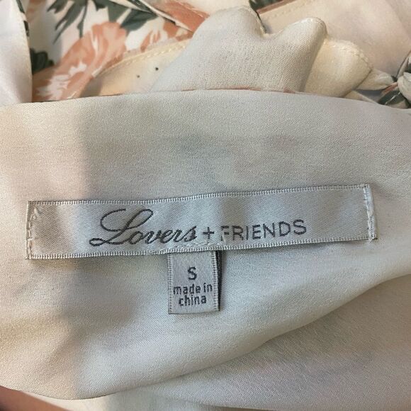 Lovers + Friends Floral Wrap Dress Revolve Bridal - Picture 4 of 5